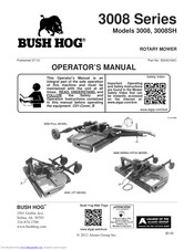Bush Hog 3008SH Operator's Manual