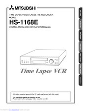 Mitsubishi HS-1168E Installation And Operation Manual