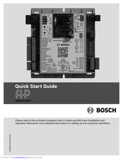 Bosch 560 DDC Quick Start Manual