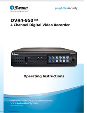 Swann DVR4-9*50 Operating Instructions Manual