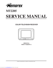 Memorex MT2205 Service Manual