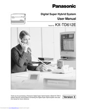 Panasonic KX-TD612E User Manual