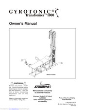 Stamina Gyrotonic Transformer 1000 Owner's Manual