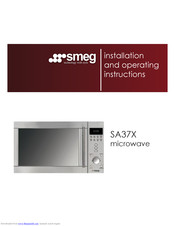 Smeg SA37X Installation And Operating Instructions Manual