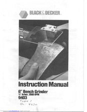 Black & Decker 9403 Instruction Manual