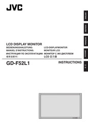 JVC GD-F52L1 Instructions Manual