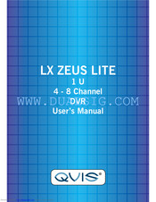 Qvis LX ZEUS LITE 1 U User Manual