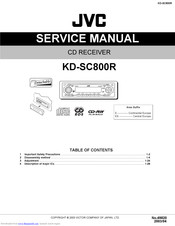 JVC KD-SC800R Service Manual