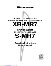 Pioneer XR-MR7 Operating Insructions