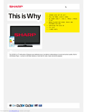 Sharp LC-42SH330E Specifications