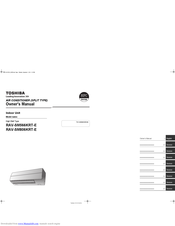 Toshiba RAV-SM806KRT-E Owner's Manual