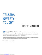 Zte Telstra Qwerty-Touch User Manual