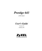 ZyXEL Communications Prestige 643 User Manual