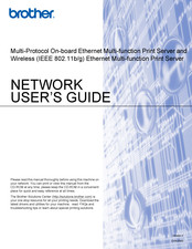 Brother Print Server Network User's Manual