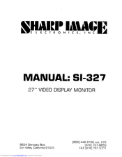 Sharper Image SI-327 Manual