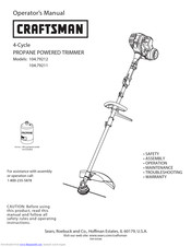 Craftsman 104.79212 Operator's Manual