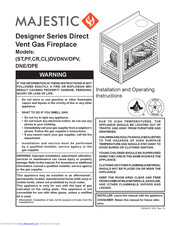 Majestic DNE Installation And Operating Instructions Manual
