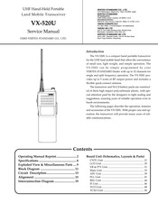 Vertex Standard VX-520U Service Manual