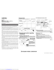 Mitsubishi MZ607411EX Installation Manual