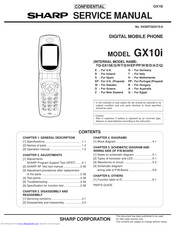 Sharp GX10i Service Manual
