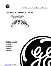 GE Profile JGP6560 Series Technical Service Manual