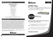 Swann DIGITAL GUARDIAN DVR4-NET Installation Manual