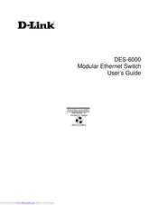 D-Link DES-6000 Series User Manual