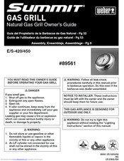 Weber Summit E/S-450 Owner's Manual