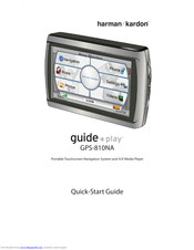 Harman Kardon GPS-810NA Quick Start Manual