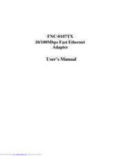 LevelOne FNC-0107TX User Manual