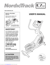 NordicTrack E7 SV Front Drive User Manual