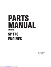 Robin America SP170 Parts Manual