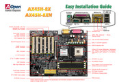 AOpen AX45H-8XN Easy Installation Manual