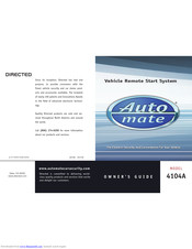 Auto Mate 4104A Owner's Manual