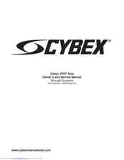 Cybex VR3 12030 Row Owner's And Service Manual
