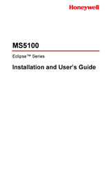 Honeywell Eclipse MS5100 Series Installation And User Manual