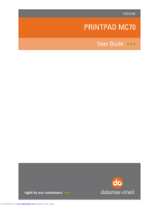 Datamax PRINTPAD MC70 User Manual