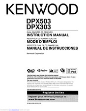 Kenwood DPX303 - DPX 303 Radio Instruction Manual