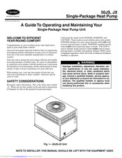 Carrier 50JS Manual To Operating And Maintaining