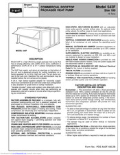 Bryant 542F Manual