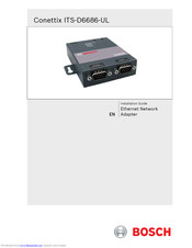 Bosch Conettix ITS-D6686-UL Installation Manual