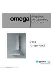 Omega K224 Installation And Operating Instructions Manual