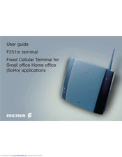Ericsson F251m User Manual