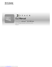 D-Link xStack DES-3500 Series Cli Manual