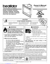 Heatilator  ND4842MI Owner's Manual