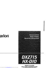 Clarion ] DXZ715 Owner's Manual