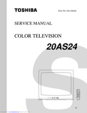 Toshiba 20AS24 Service Manual