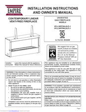 Empire Comfort Systems VFLL38FP90LP-1 Installation Instructions And Owner's Manual