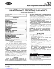 Carrier 33CSSN2-FC Installation And Operating Instructions Manual