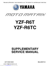 Yamaha YZF-R6T Supplementary Service Manual